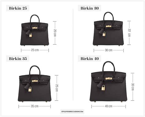 hermes bag measurements|hermes bag catalogue.